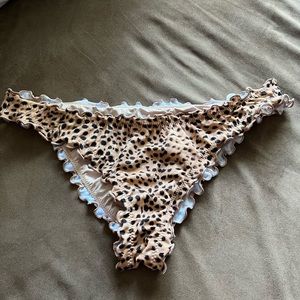 Leopard Ruffle Bottoms
